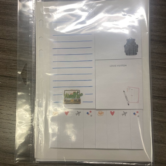 Authentic Louis Vuitton Post-it Notes and Sticker Collection - Picture 10 of 10